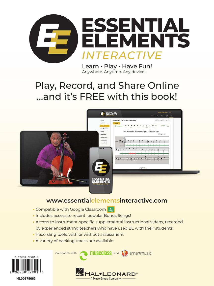 Essential Elements for Strings – Cello Book 2 with Online Resources