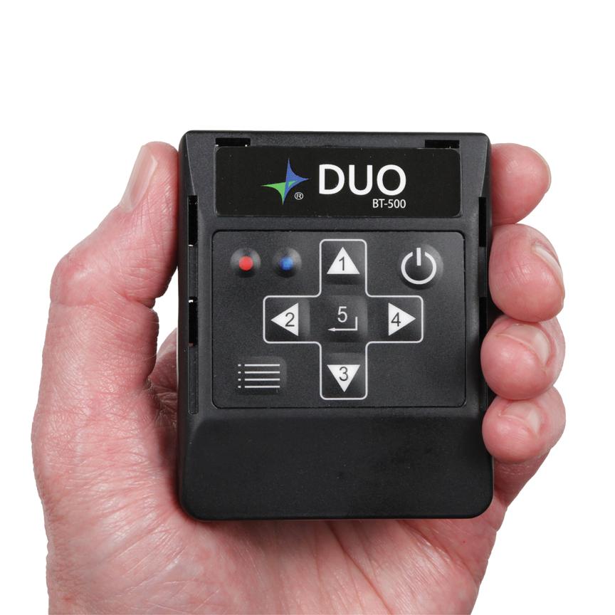 Airturn Duo 500 - Dual Wireless Pedal Controller With Removable Bluetooth Handheld Remote