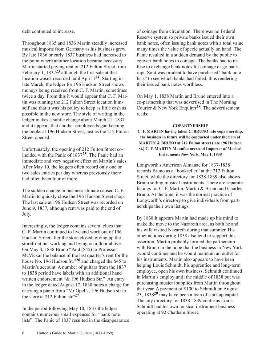 Hutton's Guide to Martin Guitars: 1833-1969