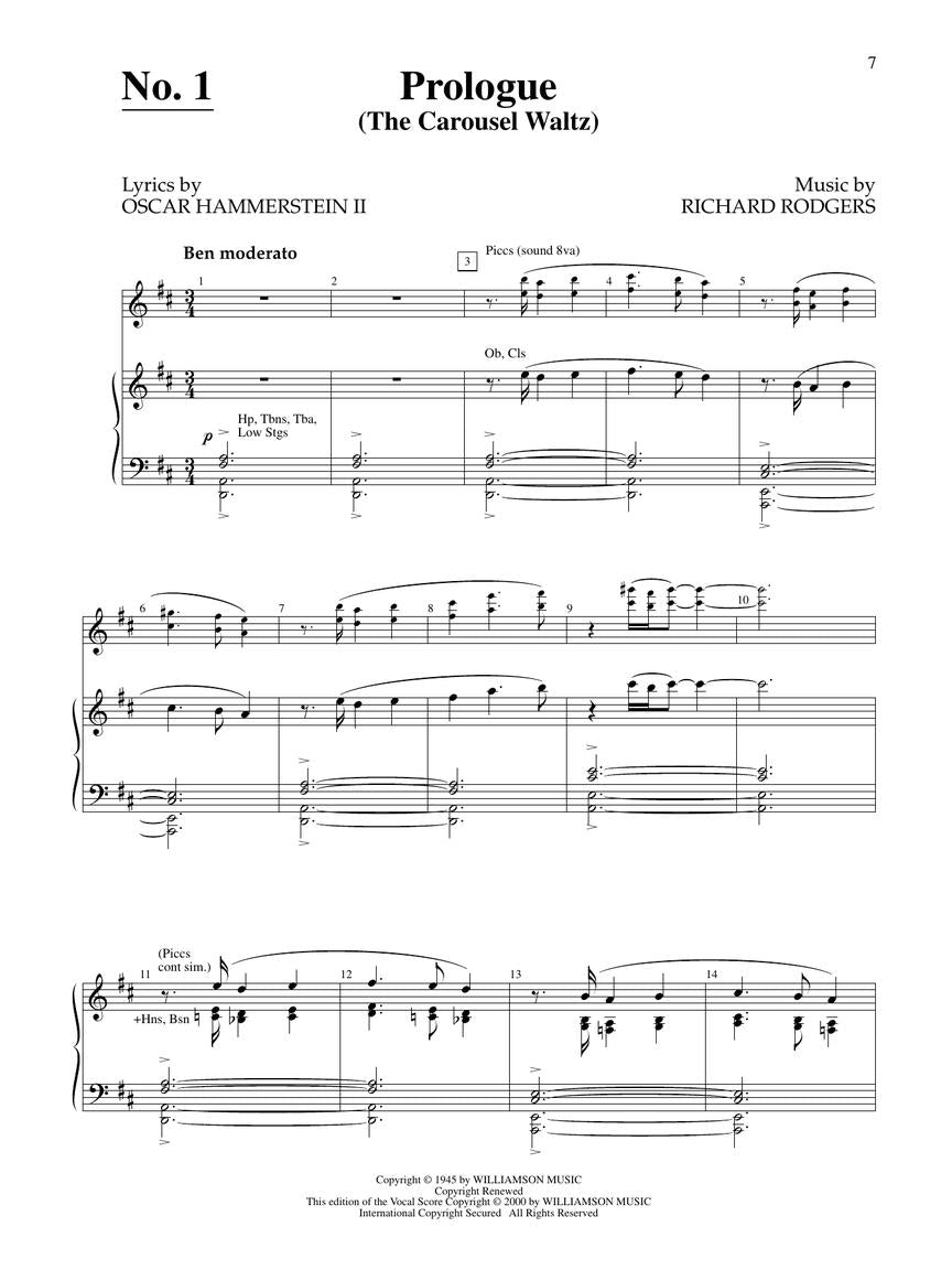 Carousel - Vocal Score