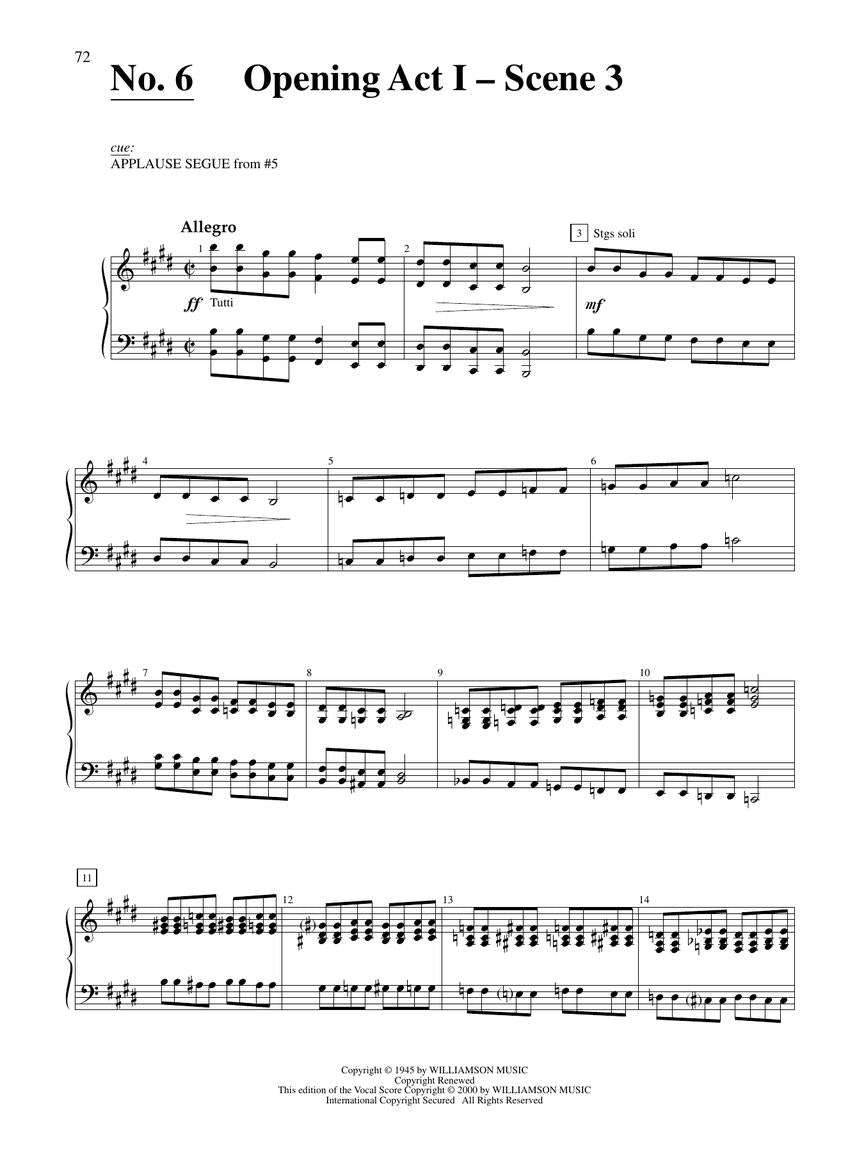 Carousel - Vocal Score