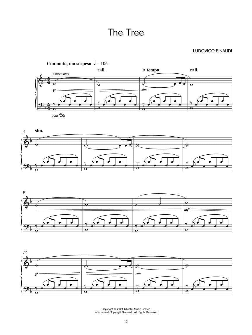 Einaudi – Underwater Extra Edition Piano Solo