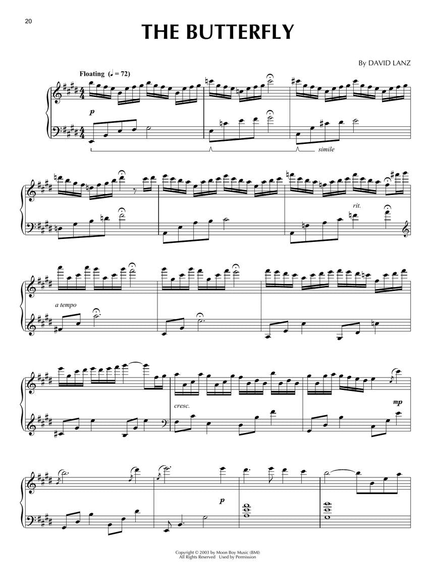 Lanz Piano Sheet Music Collection 2000-2022