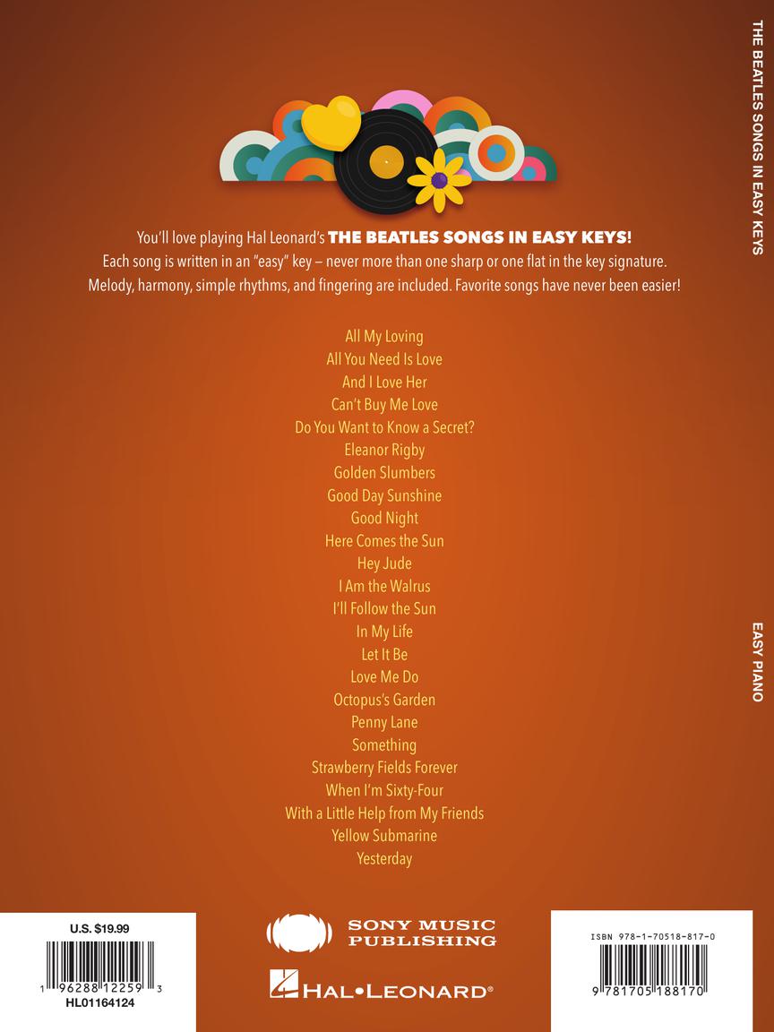 The Beatles – Songs in Easy Keys