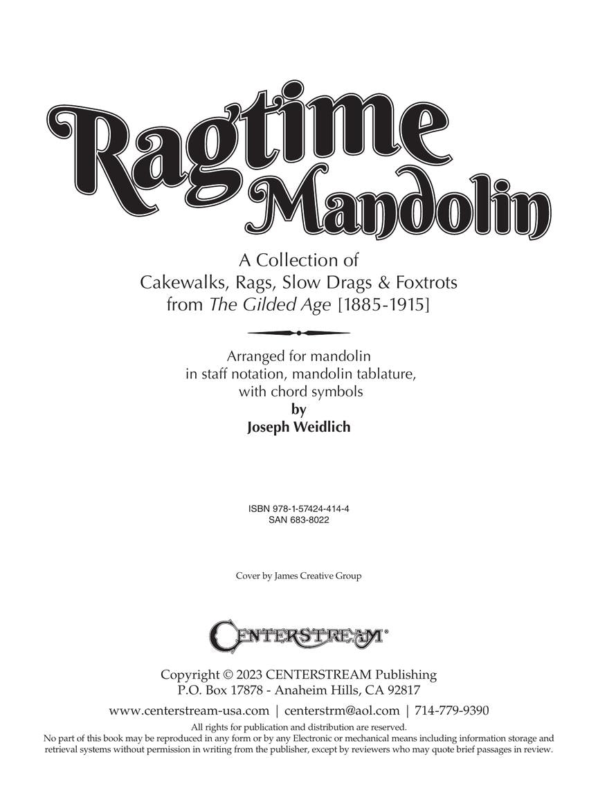 Ragtime Mandolin