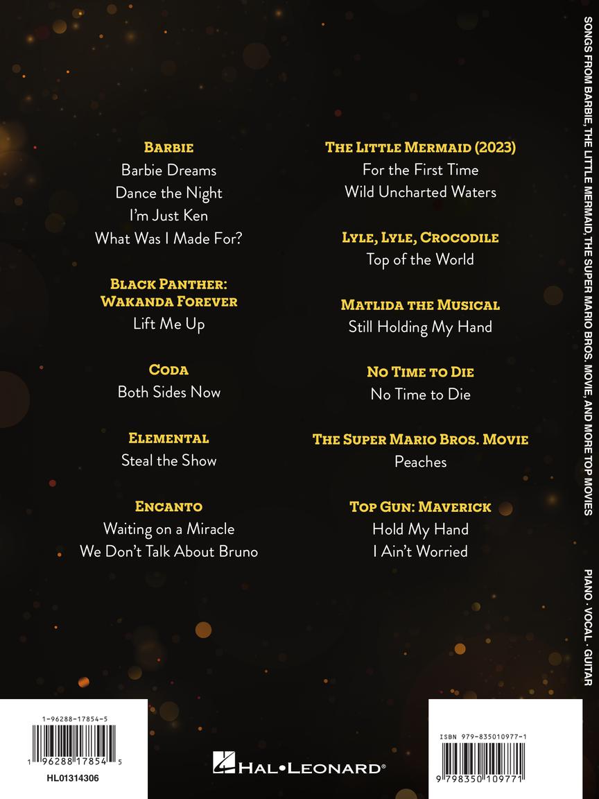 Songs from Barbie, The Little Mermaid, The Super Mario Bros. Movie, and More Top Movies