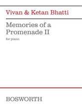 Bhatti Memories of a Promenade II for Piano