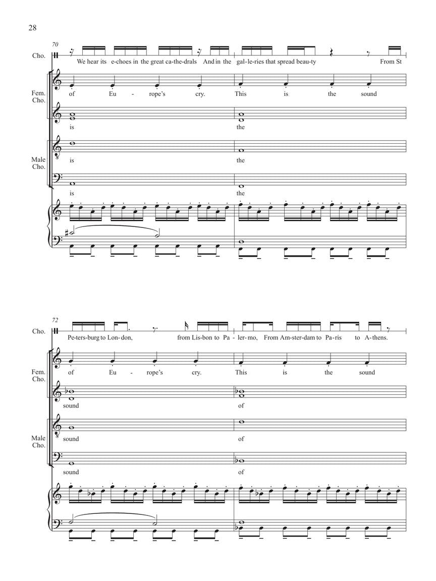 Einaudi Winter Journey Vocal Score