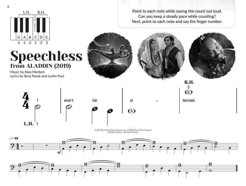 Disney Songs for the Very Beginner 22 Songs in Pre-Staff Notation