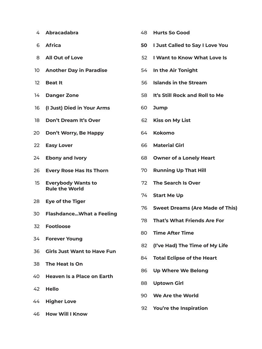 The 1980s – Super Easy Songbook