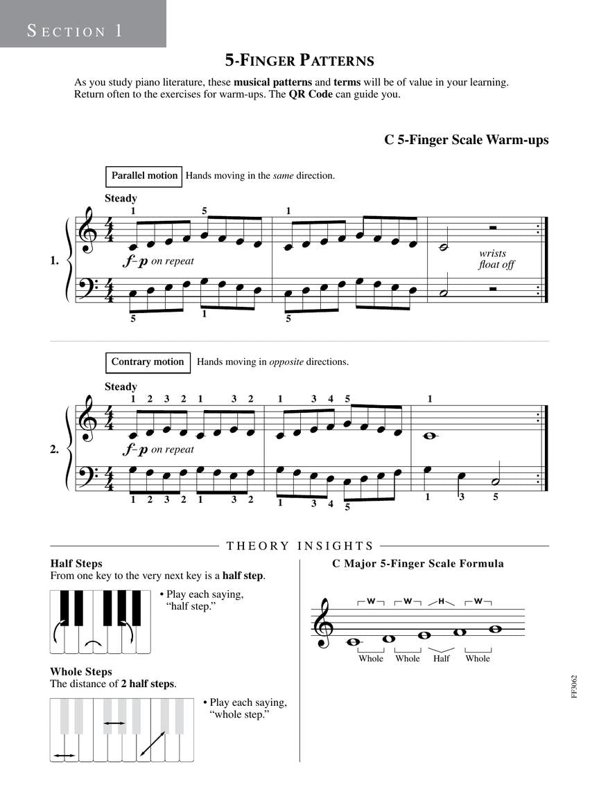 Faber Adult Piano Adventures Literature for the Piano Book 1