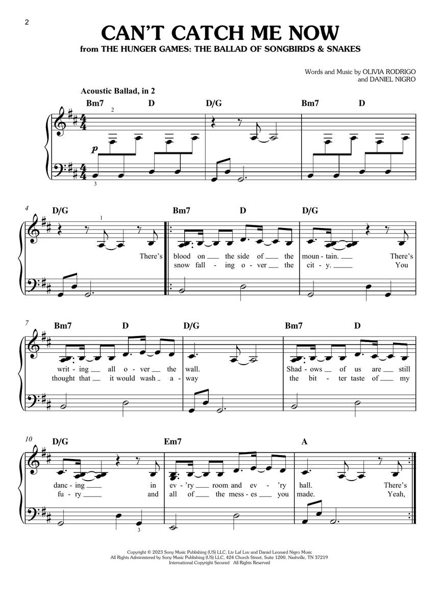 12 Hit Songs for Easy Piano