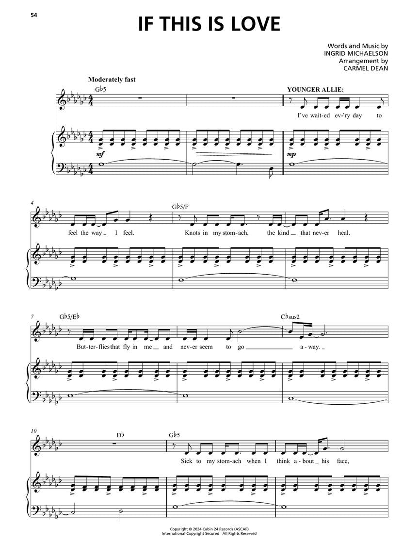 The Notebook – The Musical Vocal Selections