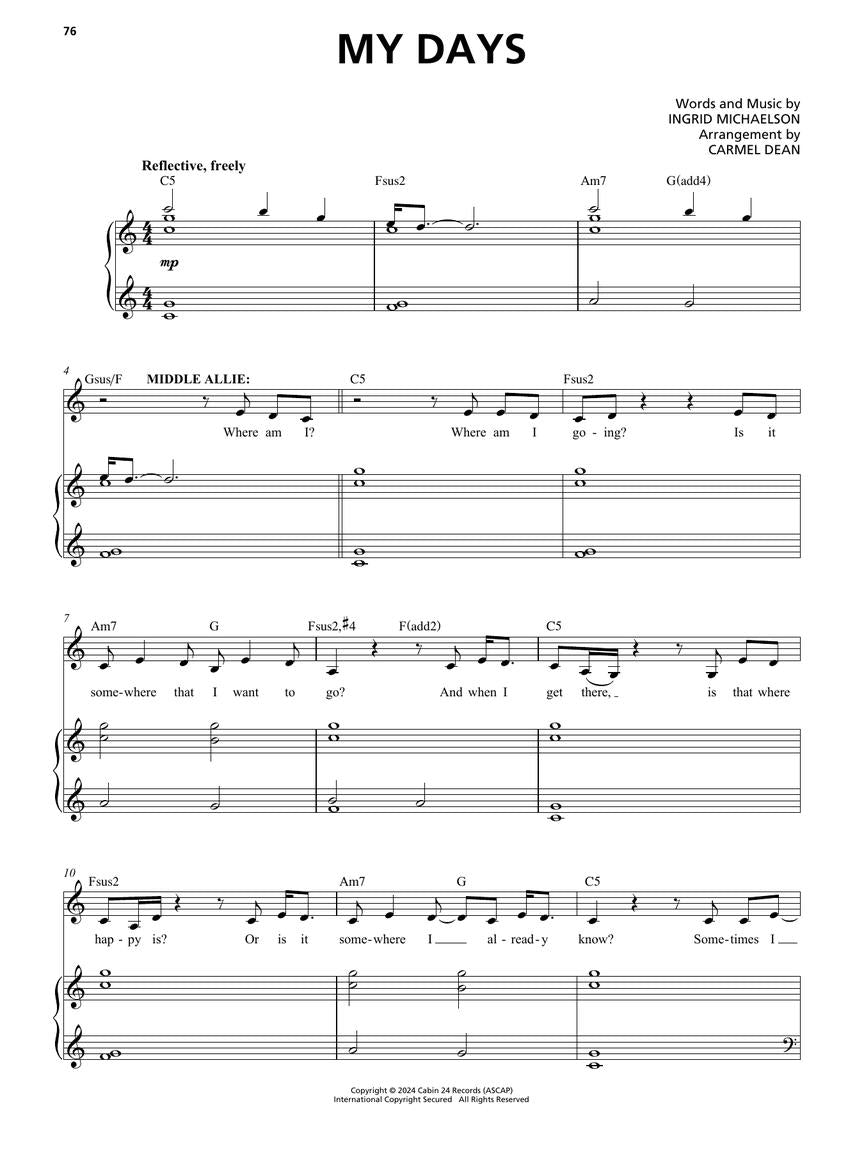 The Notebook – The Musical Vocal Selections