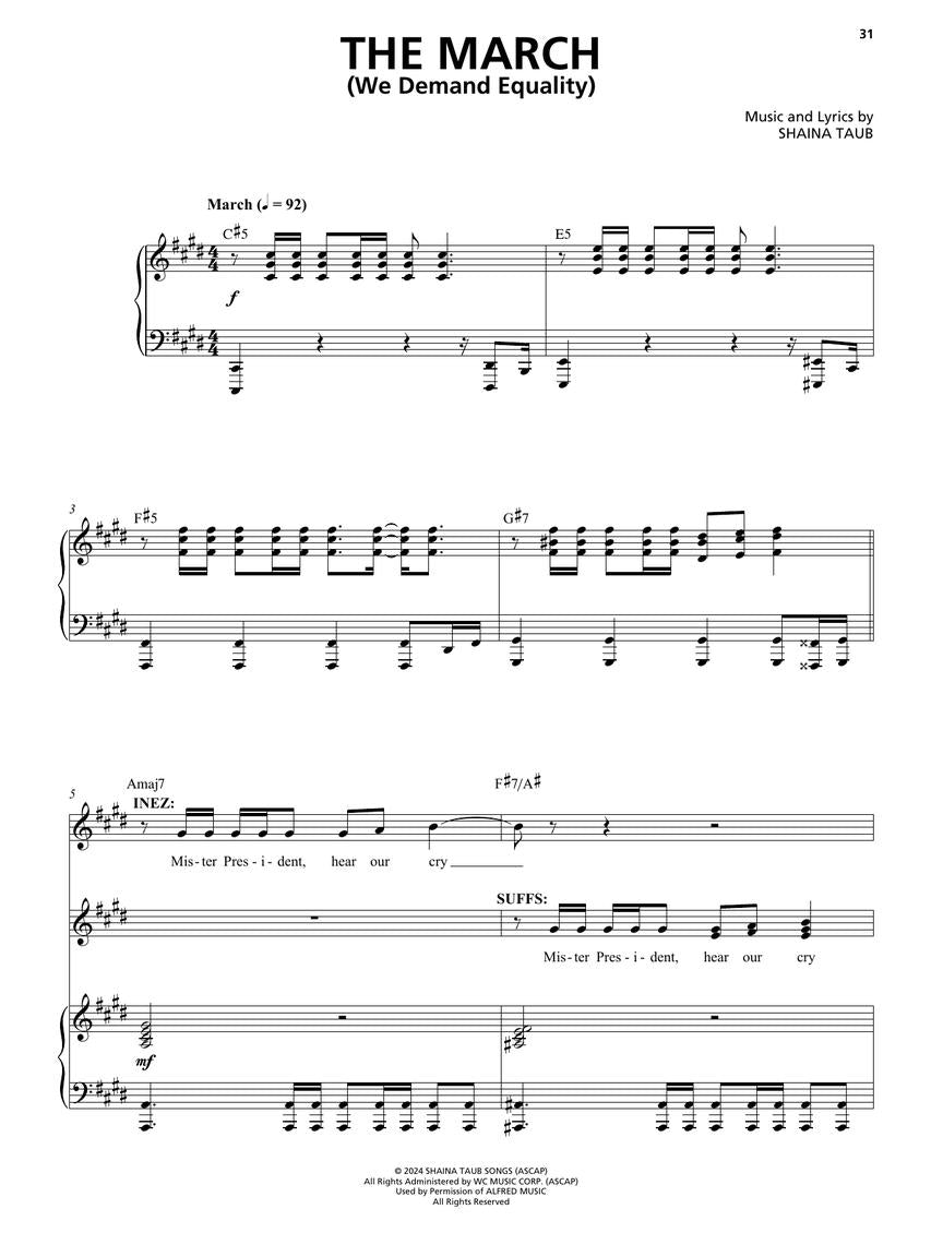 Suffs – The Musical Vocal Selections