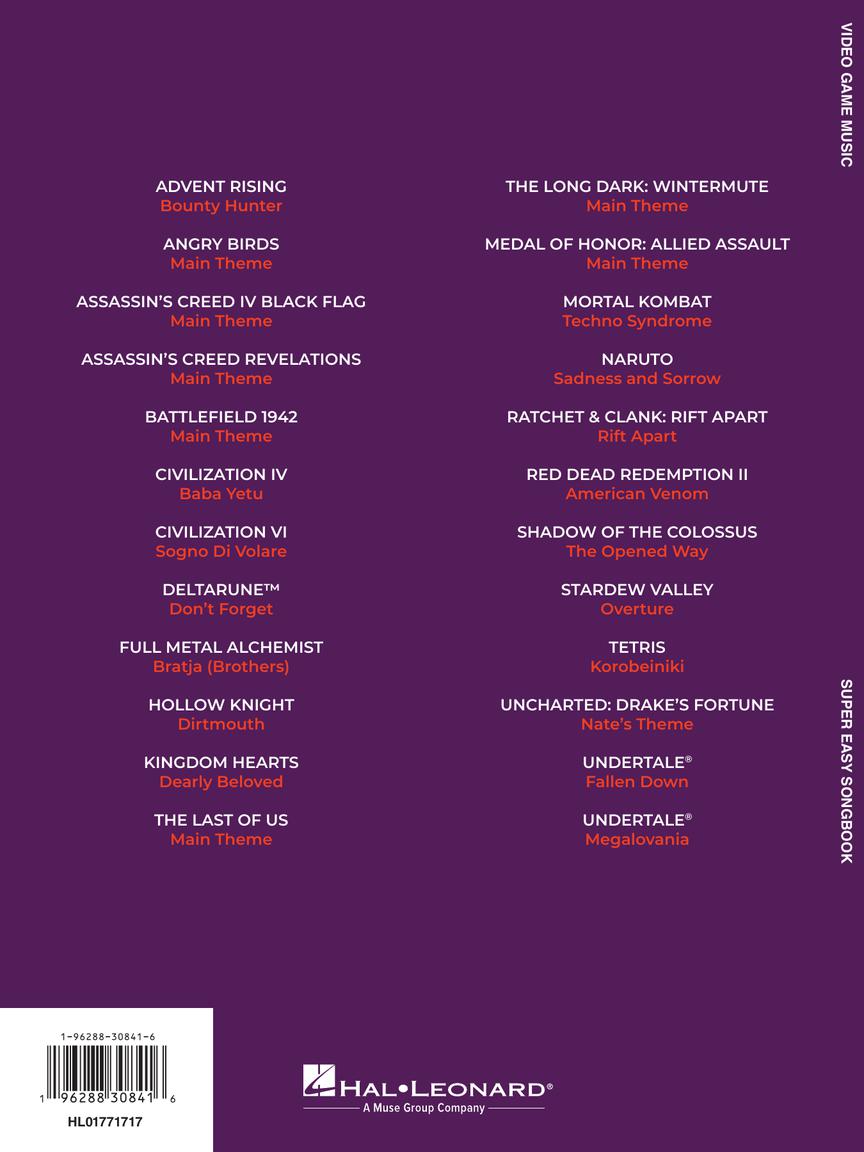 Video Game Music – Super Easy Songbook