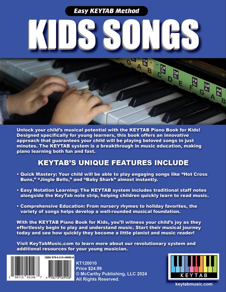 McCarthy: Kids Songs Easy KEYTAB Method
