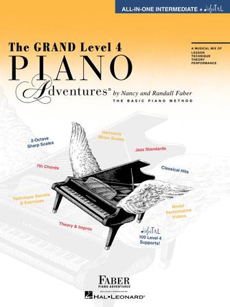 Faber: The Grand Level 4 Piano Adventures® All-in-One