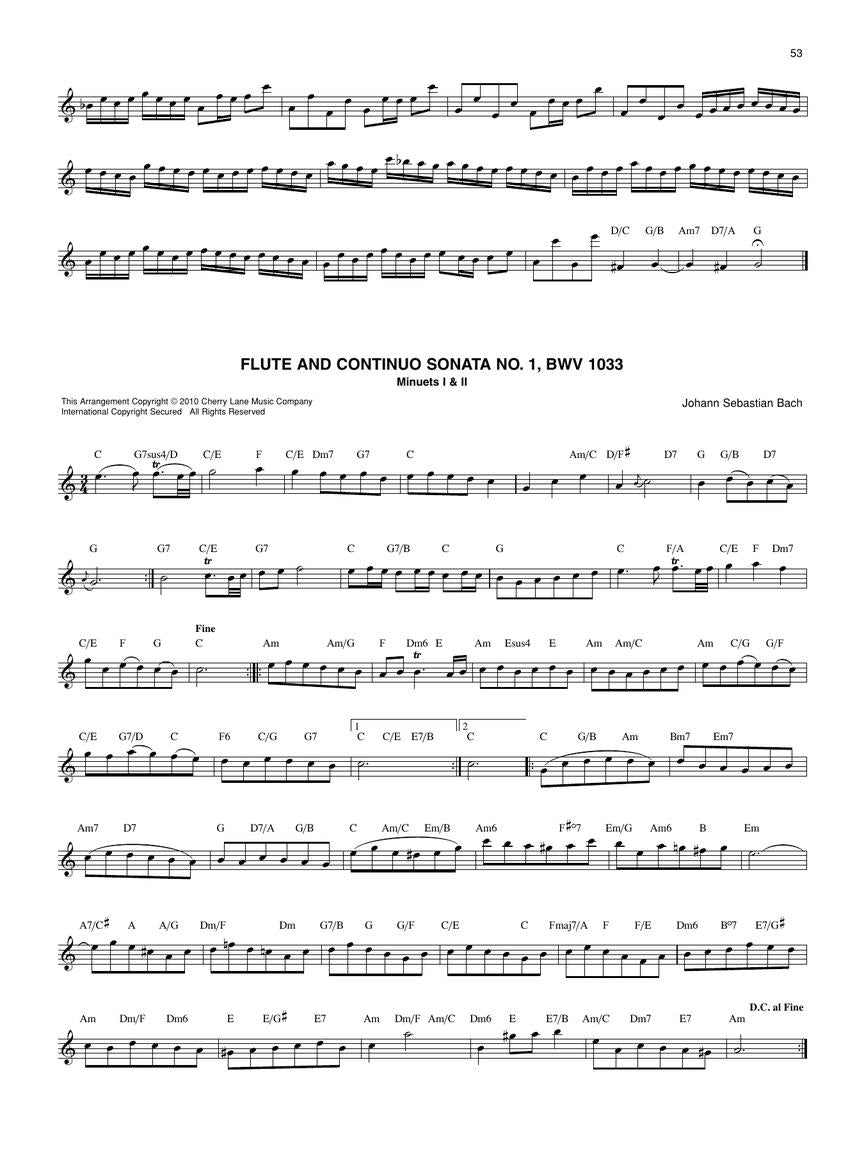 Bach, J.S. - Fake Book