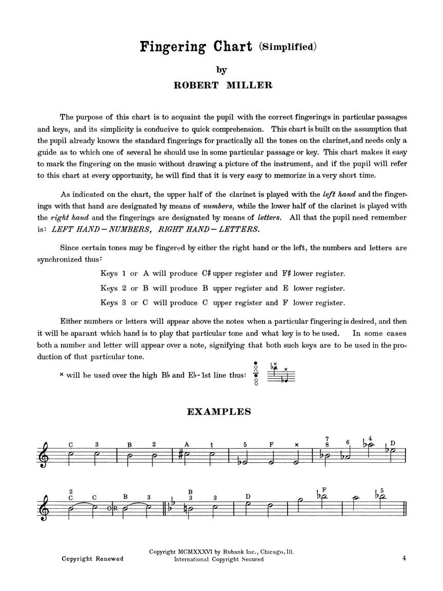 Rubank Intermediate Method - Clarinet