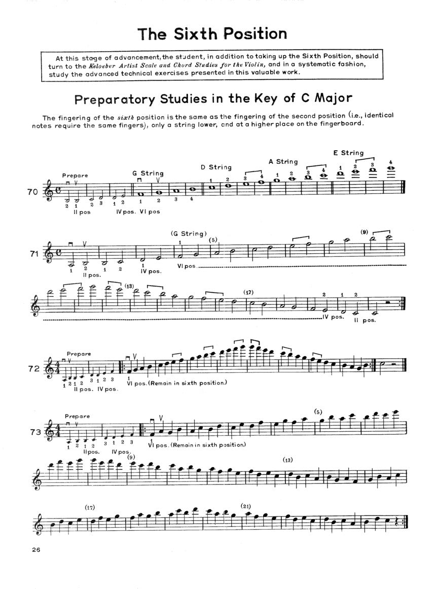 Whistler Introducing the Positions for Violin - Volume 2