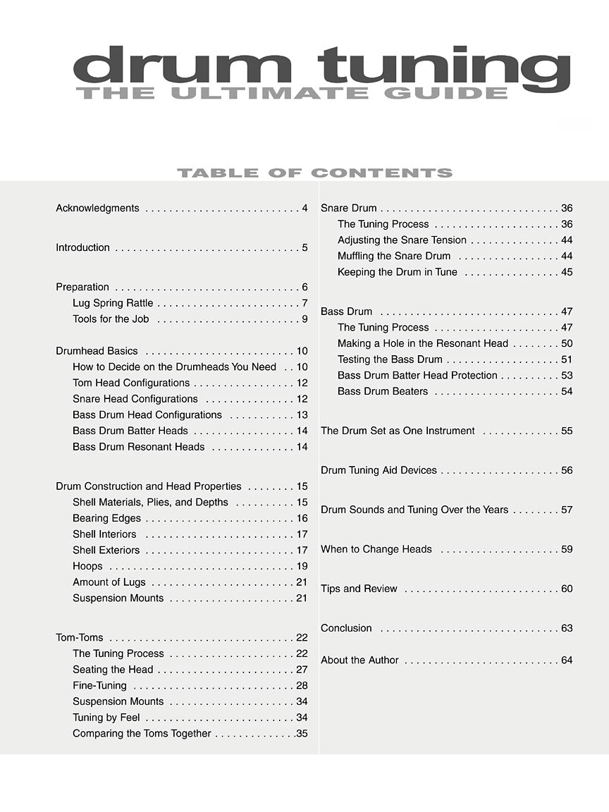 Drum Tuning - The Ultimate Guide