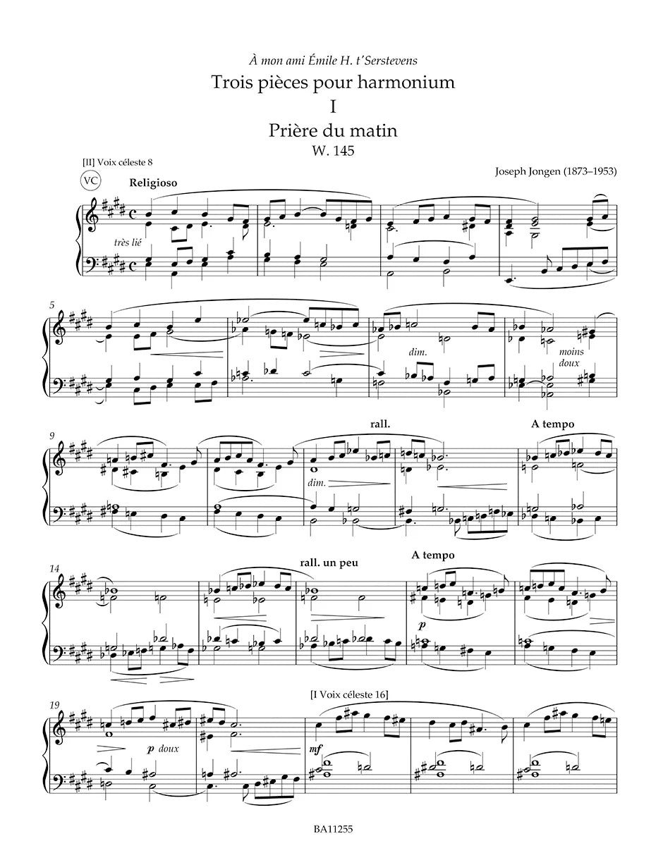 Jongen: Complete Works for Organ and for Harmonium - Volume I