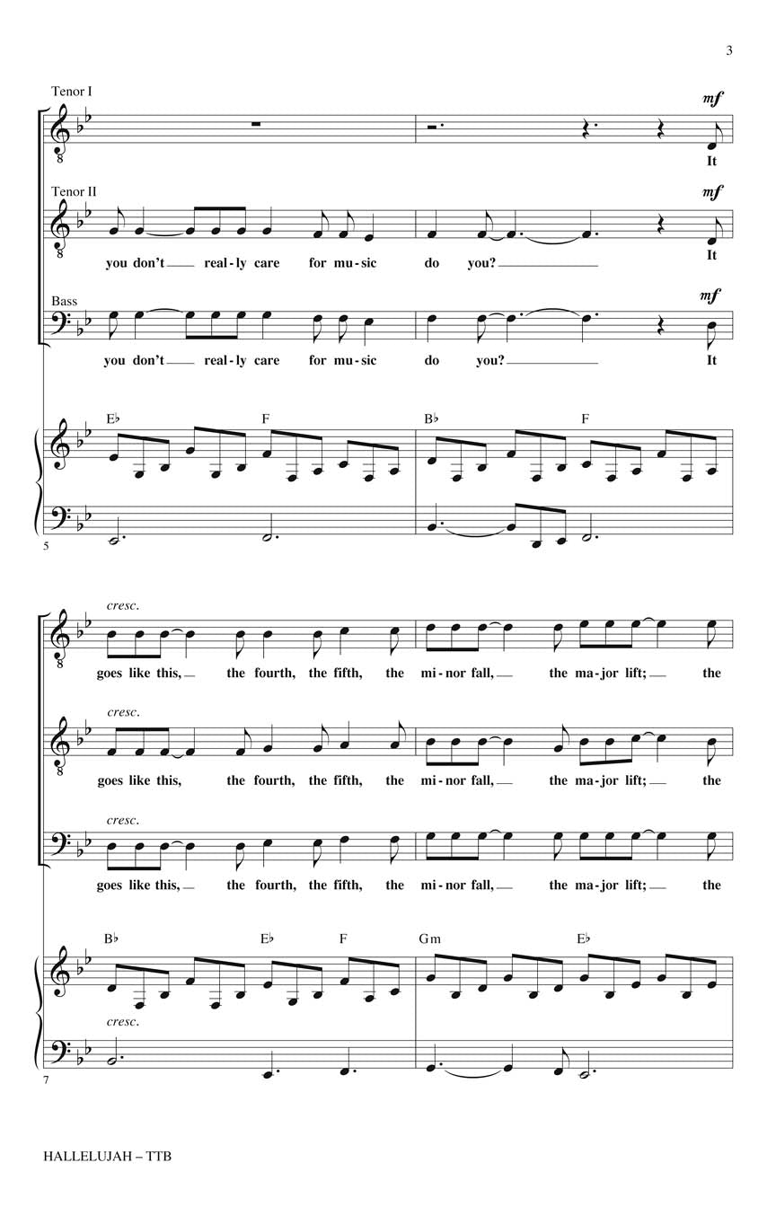 Cohen Hallelujah TTB