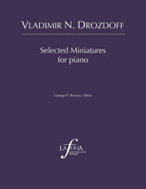 Drozdoff Selected Miniatures for Piano