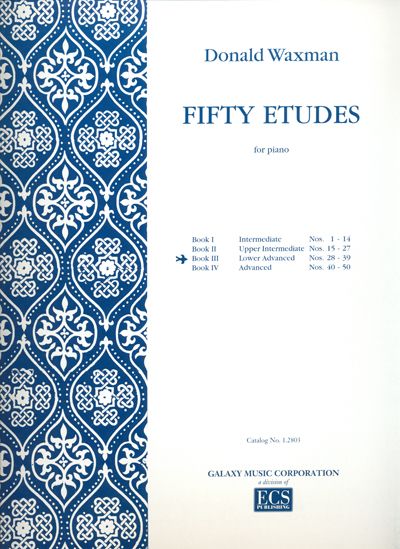 Waxman Fifty Etudes Book 3