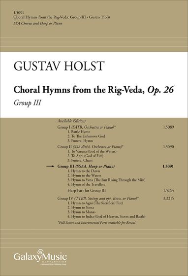 Holst: Choral Hymns from the Rig-Veda, Op. 26 (Group 3)