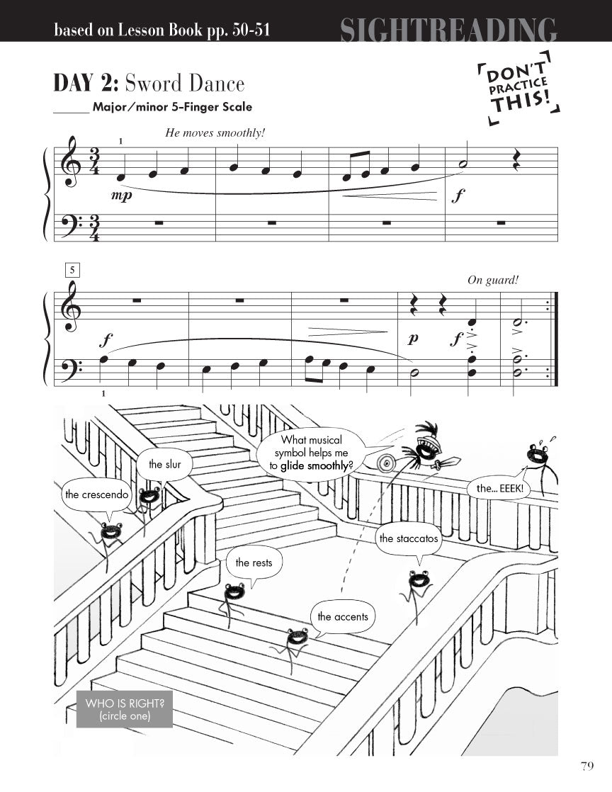 Faber Piano Adventures - Sightreading Book Level 2A