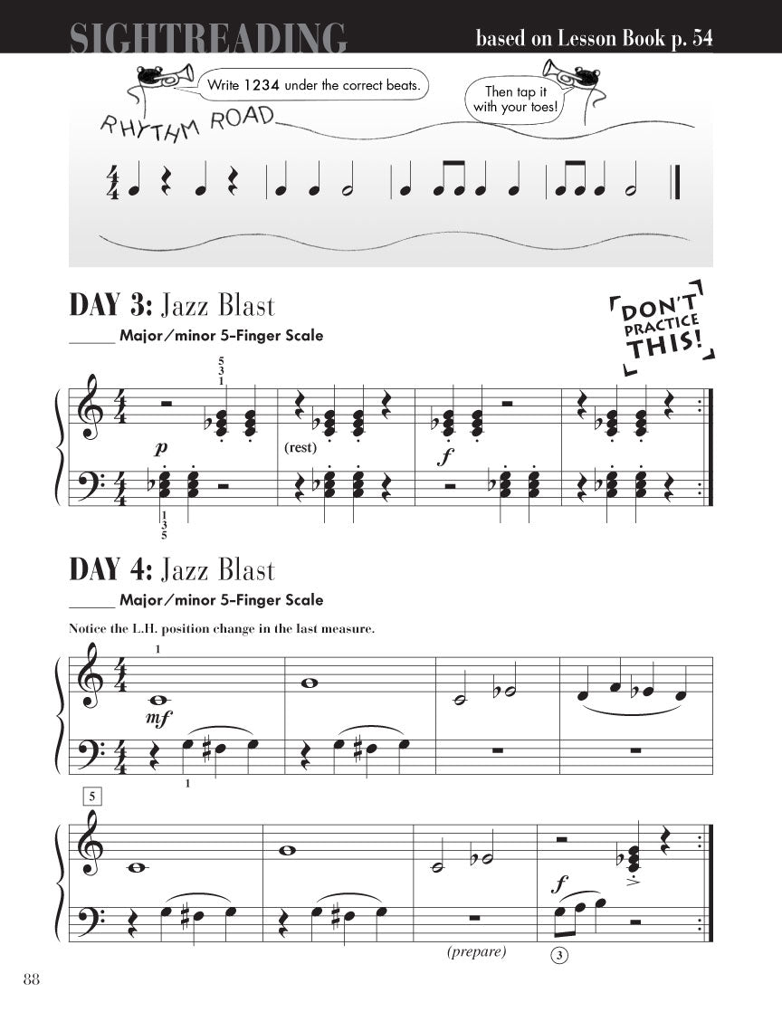 Faber Piano Adventures - Sightreading Book Level 2A