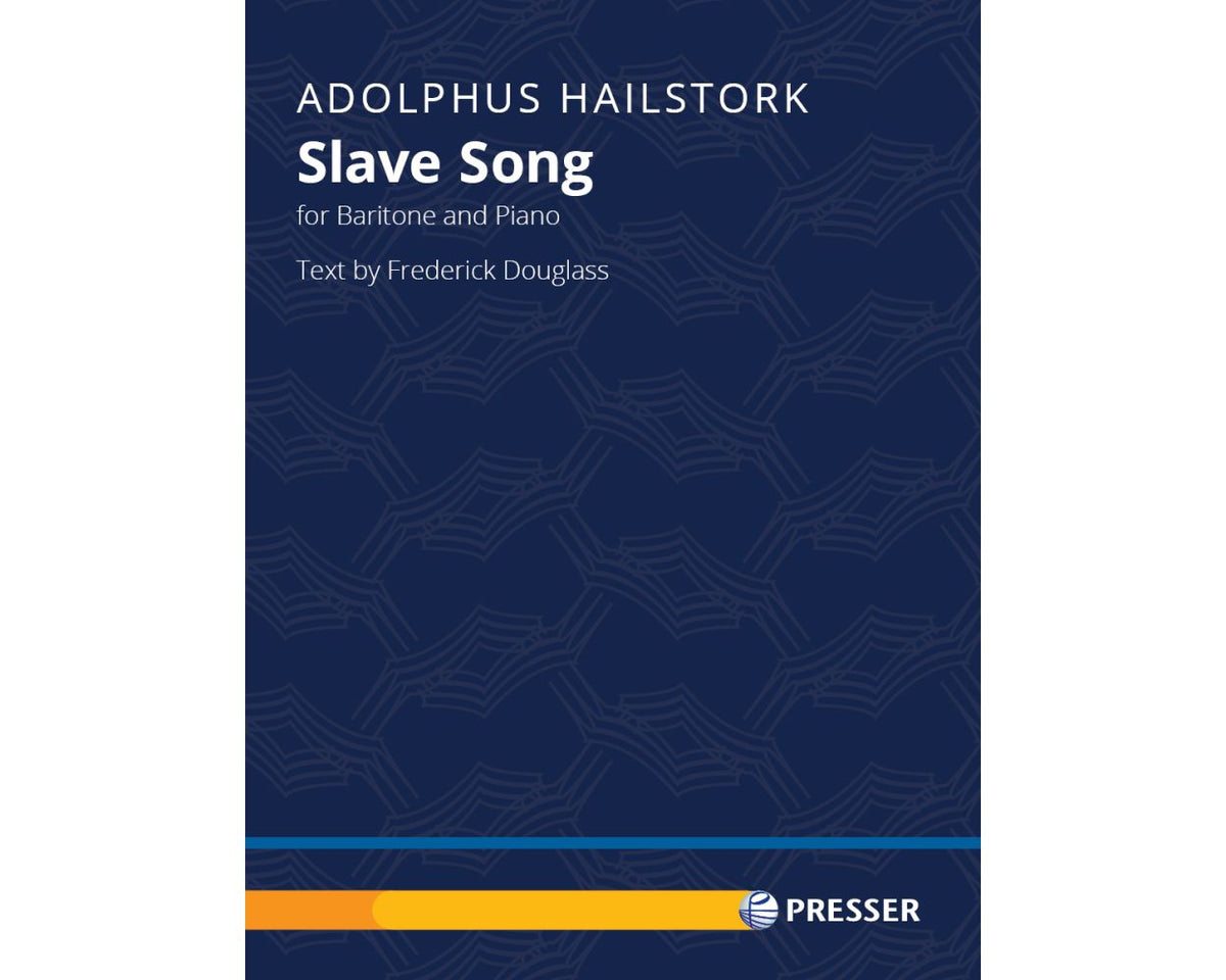 Hailstork Slave Song for Baritone and Piano