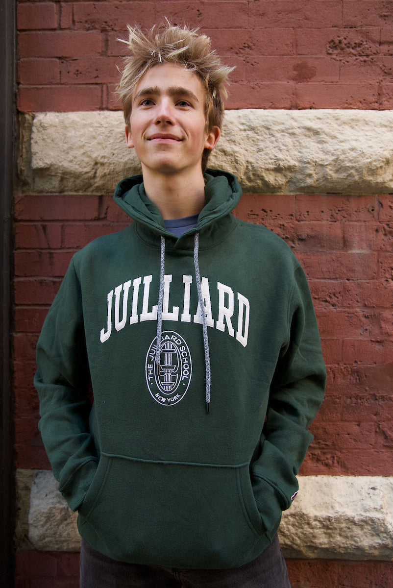 Sweatshirt: Embroidered Hooded Juilliard 1991 Collection by L2