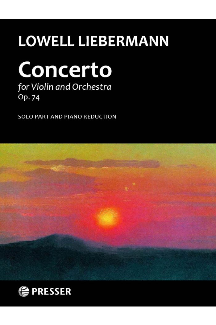 Liebermann Violin Concerto Op. 74