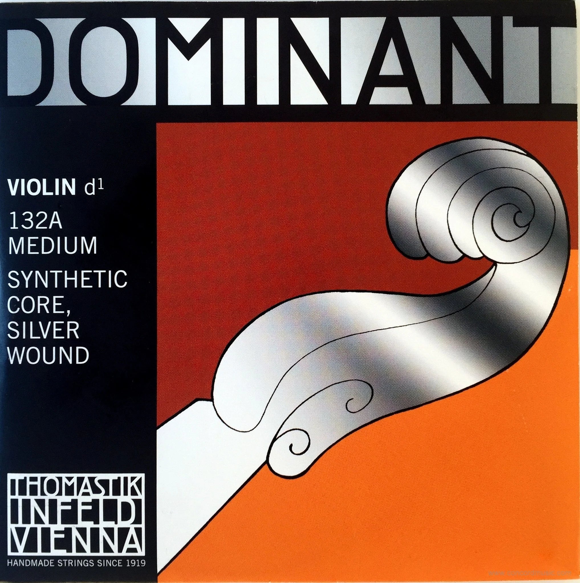 Violin String D Dominant (132A) Silver Wound