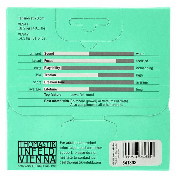 Thomastik VES4142 Versum Solo VC 4/4 A+D