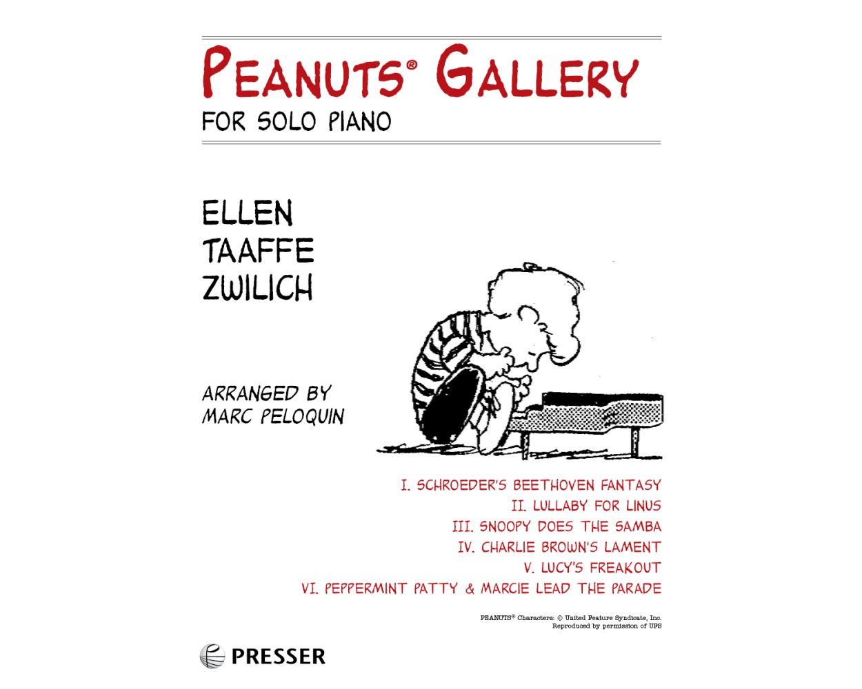 Zwilich: Peanuts Gallery