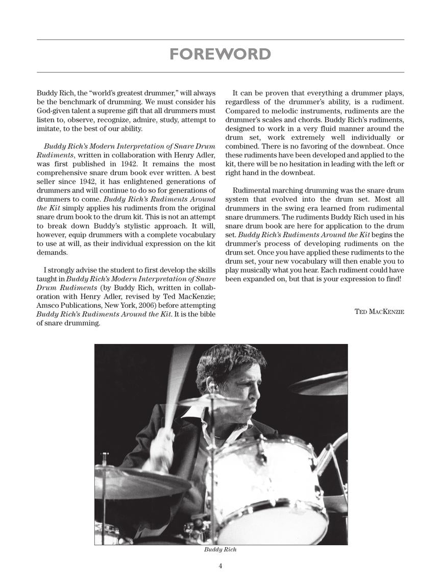 Rich, Buddy - Rudiments Around the Kit