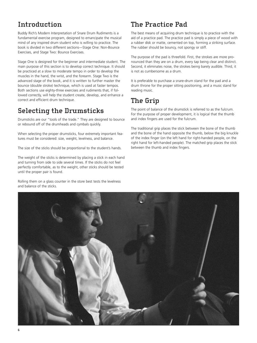 Rich, Buddy - Modern Interpretation of Snare Drum Rudiments