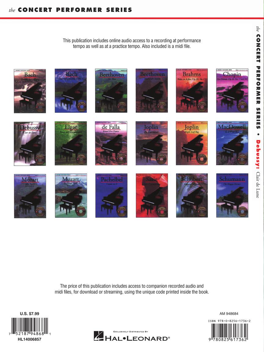 Debussy Clair De Lune - Concert Performer