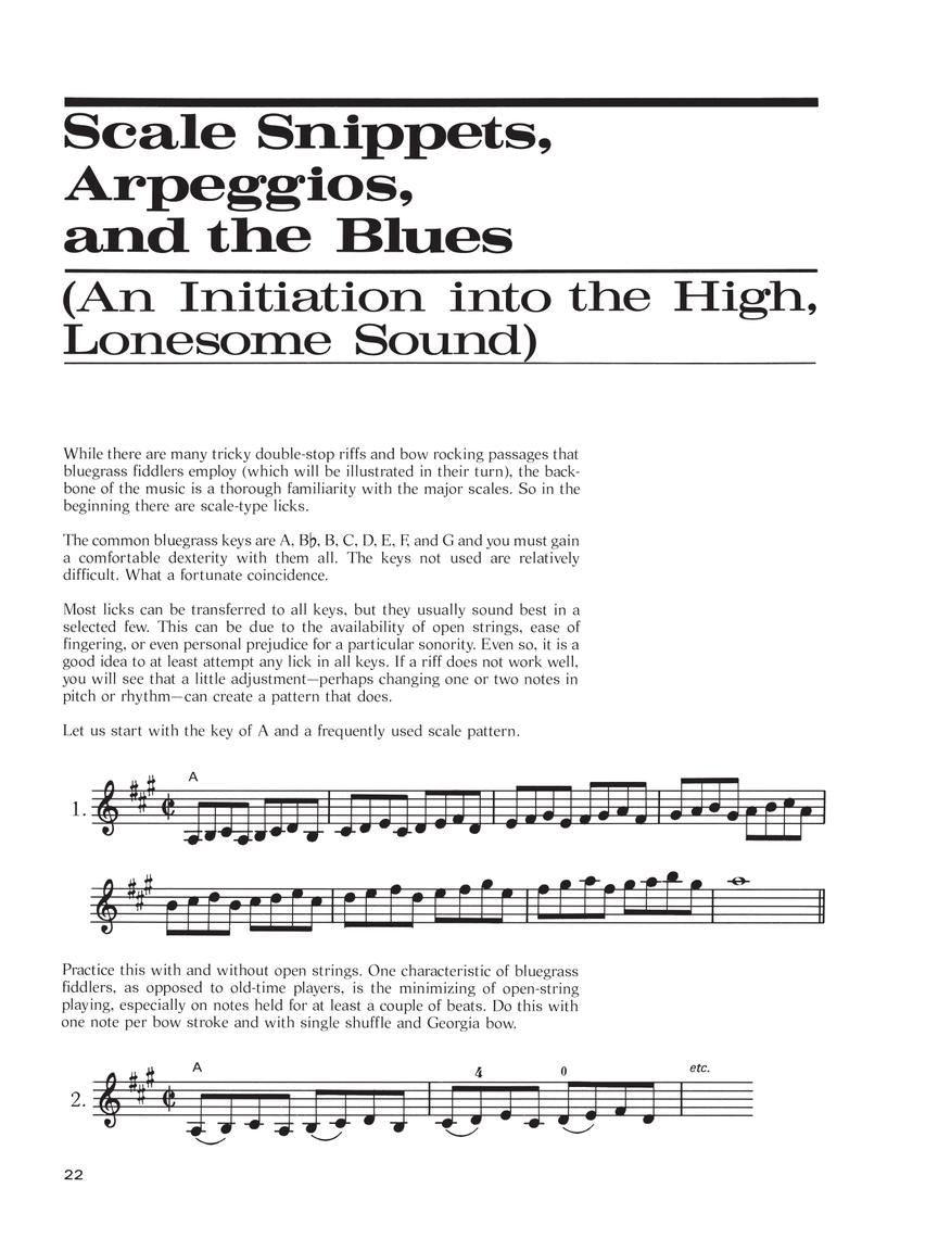 Hot Licks for Bluegrass Fiddle