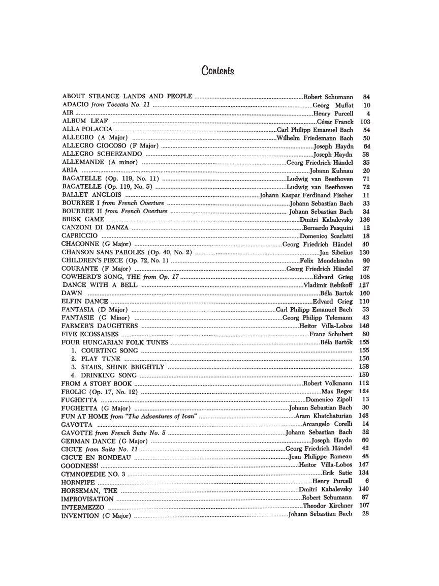 Intermediate Grades Classics to Moderns