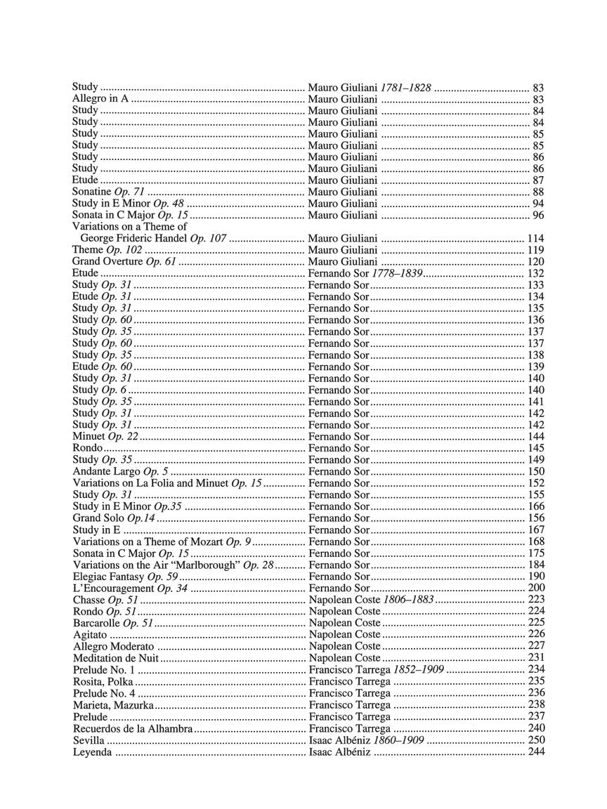 Library of Guitar Classics