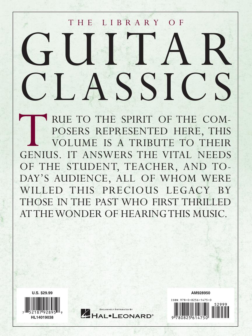 Library of Guitar Classics