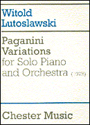 Lutoslawski Paganini Variations for Solo Piano and Orchestra