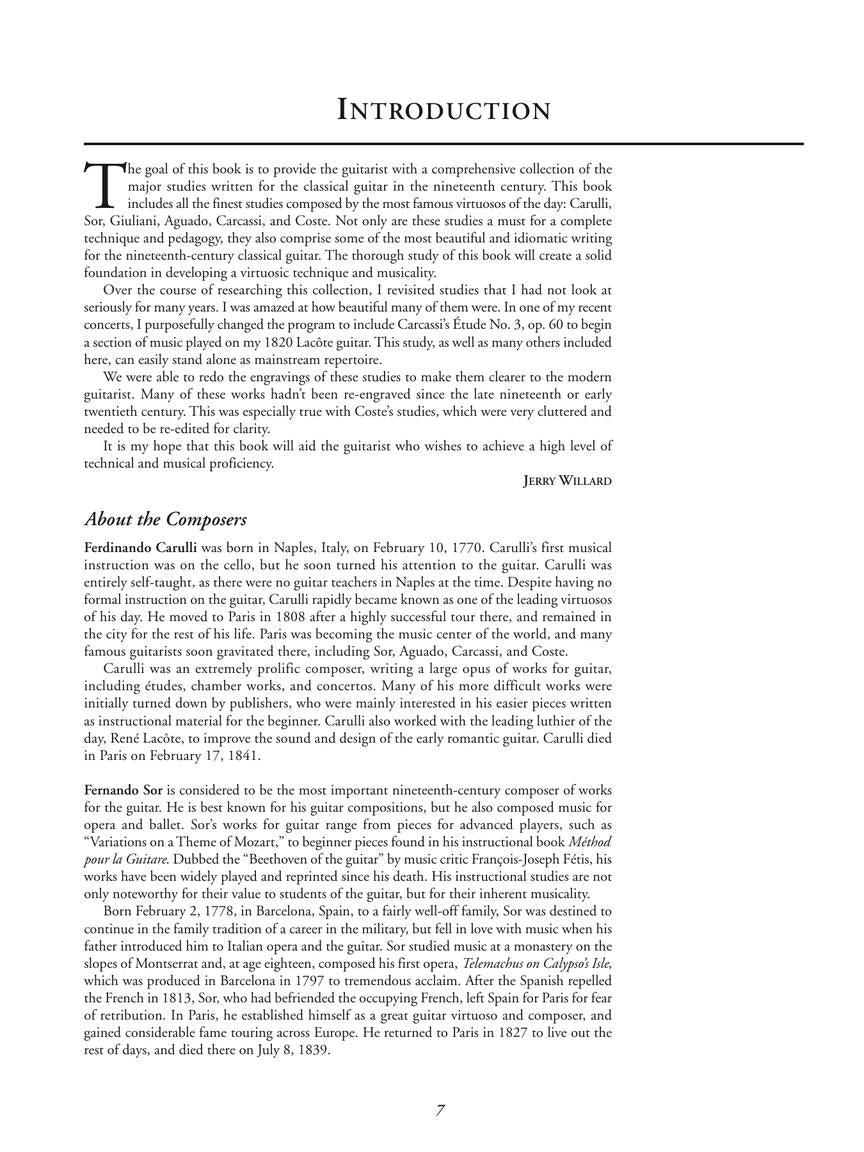 Required Studies for Classical Guitar