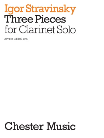 Stravinsky: 3 Pieces for Clarinet Solo