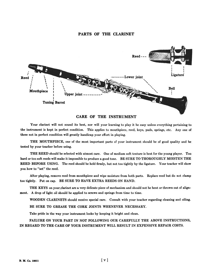 Tune a Day, A - Clarinet